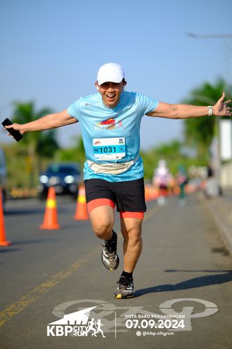 Race photo from KBP City Run 2024