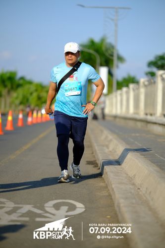 Race photo from KBP City Run 2024