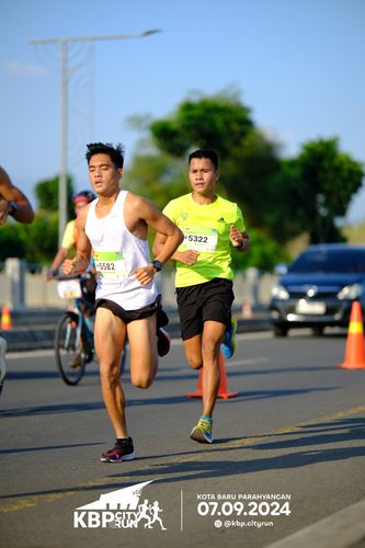 Race photo from KBP City Run 2024