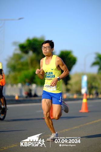 Race photo from KBP City Run 2024