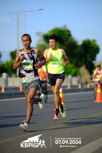 Race photo from KBP City Run 2024