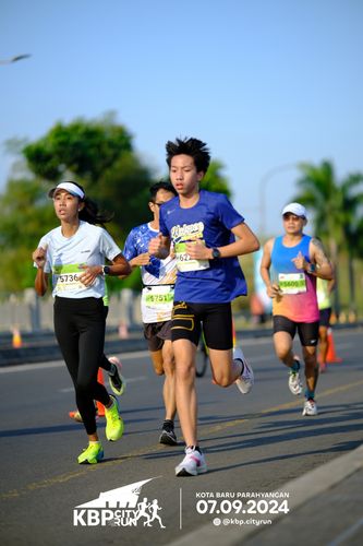 Race photo from KBP City Run 2024
