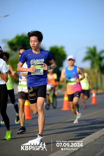 Race photo from KBP City Run 2024