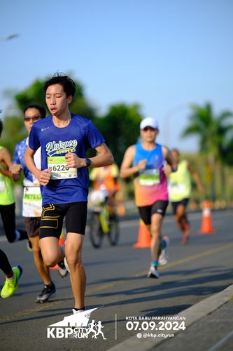Race photo from KBP City Run 2024