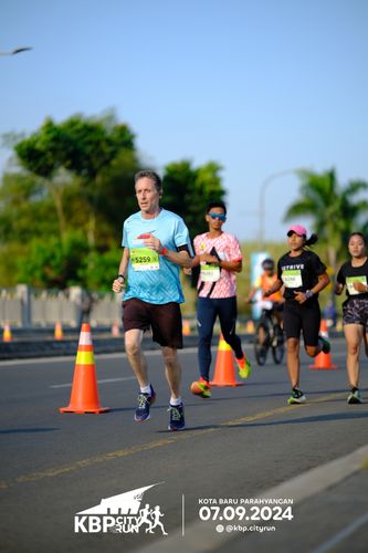 Race photo from KBP City Run 2024