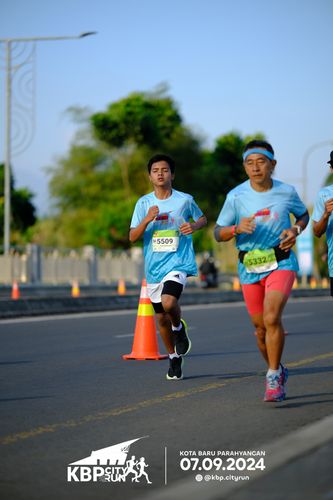 Race photo from KBP City Run 2024