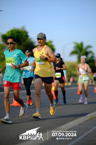 Race photo from KBP City Run 2024