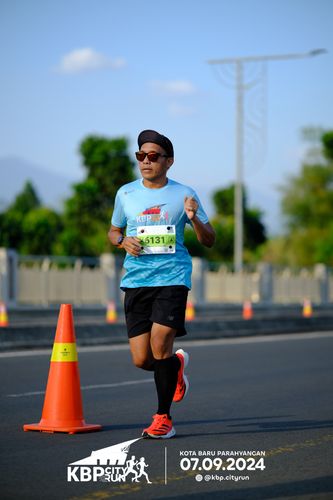 Race photo from KBP City Run 2024