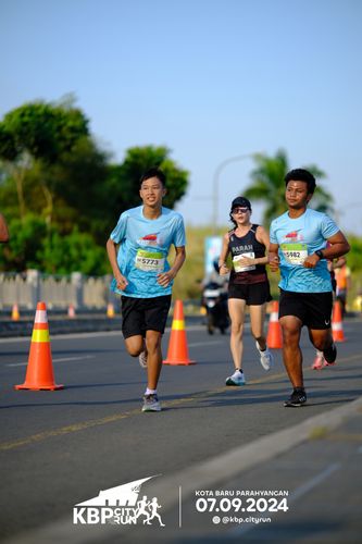 Race photo from KBP City Run 2024