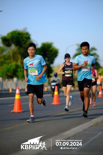 Race photo from KBP City Run 2024