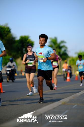 Race photo from KBP City Run 2024