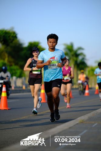 Race photo from KBP City Run 2024