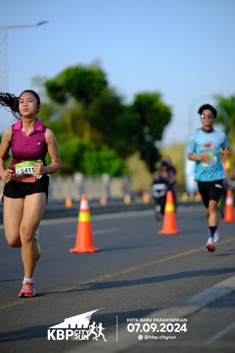 Race photo from KBP City Run 2024