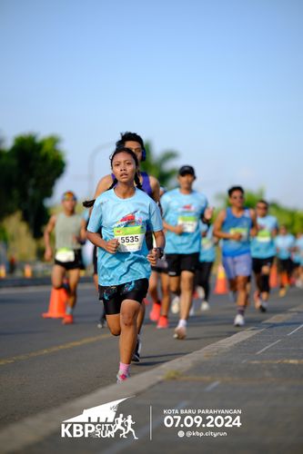 Race photo from KBP City Run 2024