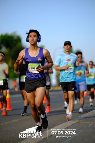Race photo from KBP City Run 2024