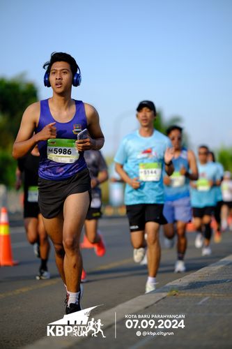 Race photo from KBP City Run 2024