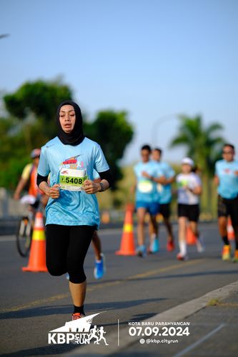 Race photo from KBP City Run 2024