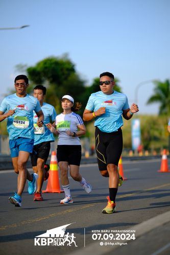 Race photo from KBP City Run 2024