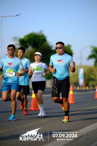 Race photo from KBP City Run 2024