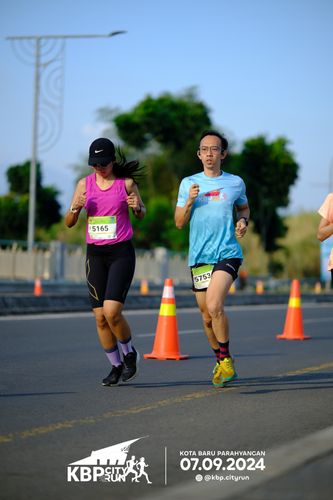 Race photo from KBP City Run 2024