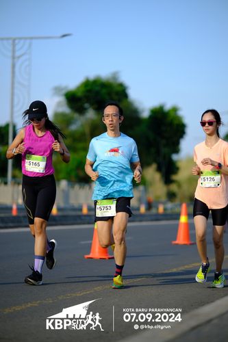 Race photo from KBP City Run 2024