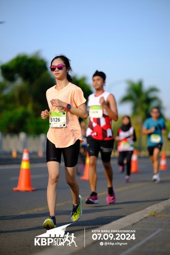 Race photo from KBP City Run 2024