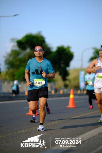 Race photo from KBP City Run 2024