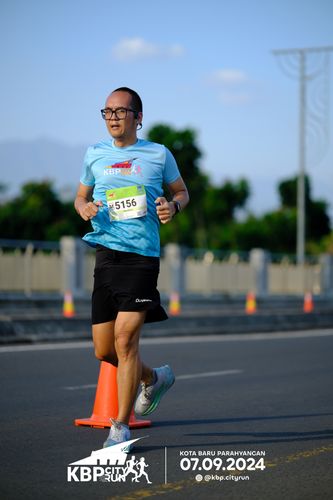Race photo from KBP City Run 2024