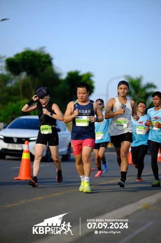 Race photo from KBP City Run 2024