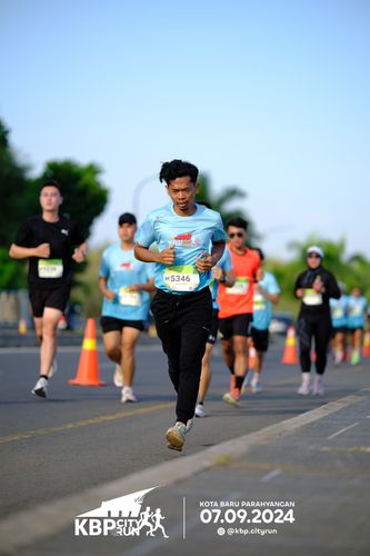 Race photo from KBP City Run 2024