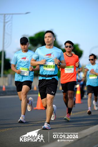 Race photo from KBP City Run 2024