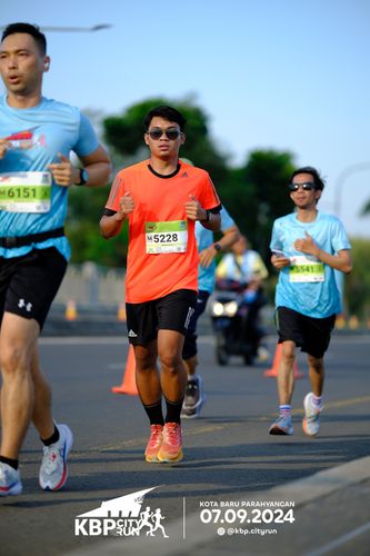 Race photo from KBP City Run 2024
