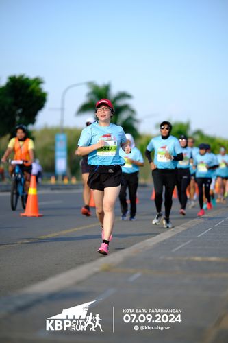 Race photo from KBP City Run 2024
