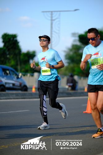 Race photo from KBP City Run 2024