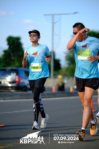 Race photo from KBP City Run 2024