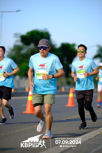 Race photo from KBP City Run 2024