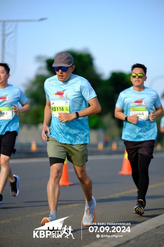 Race photo from KBP City Run 2024