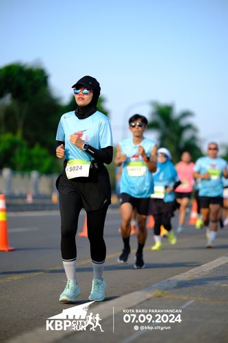 Race photo from KBP City Run 2024