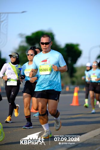 Race photo from KBP City Run 2024