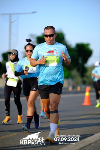 Race photo from KBP City Run 2024