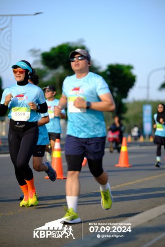 Race photo from KBP City Run 2024
