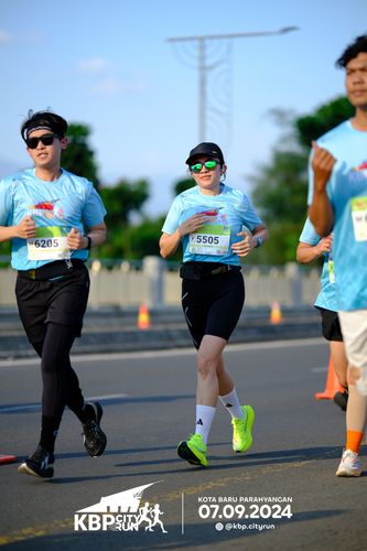 Race photo from KBP City Run 2024