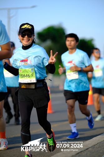 Race photo from KBP City Run 2024