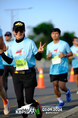 Race photo from KBP City Run 2024