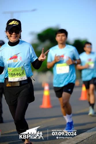 Race photo from KBP City Run 2024