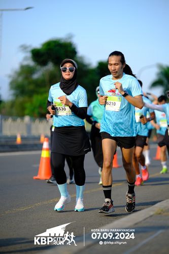 Race photo from KBP City Run 2024