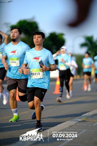 Race photo from KBP City Run 2024