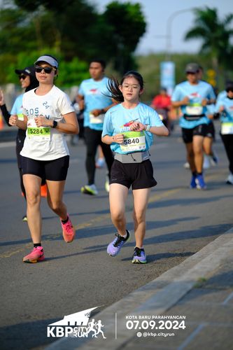 Race photo from KBP City Run 2024