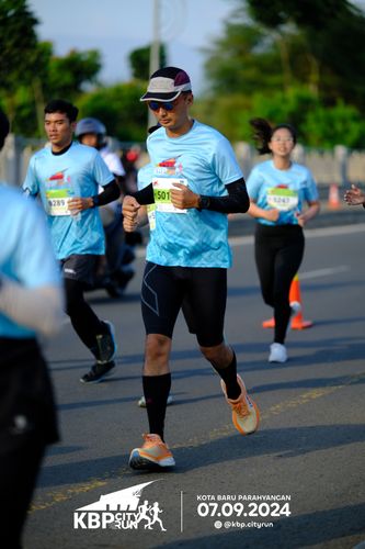 Race photo from KBP City Run 2024