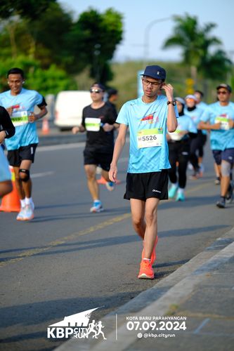 Race photo from KBP City Run 2024